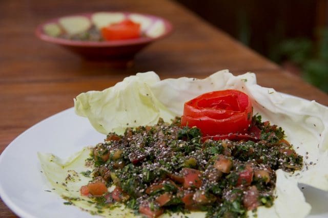 Tabule com chia